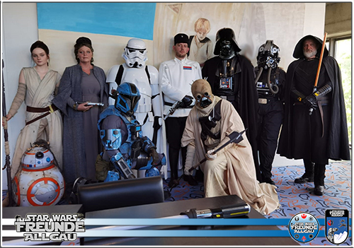 StarWars™ Day Gruppenbild Filmhaus Huber Türkheim - STAR WARS™ Freunde Allgäu